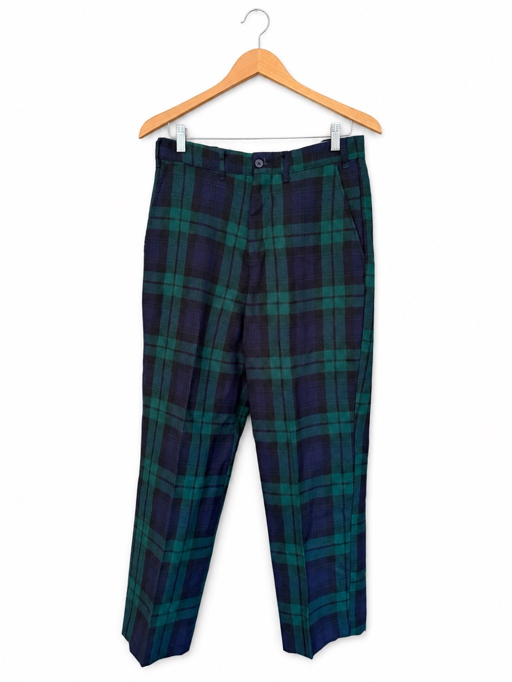 Castaway Nantucket Blackwatch Tartan Plaid Wool Blend Pants 32 Preppy